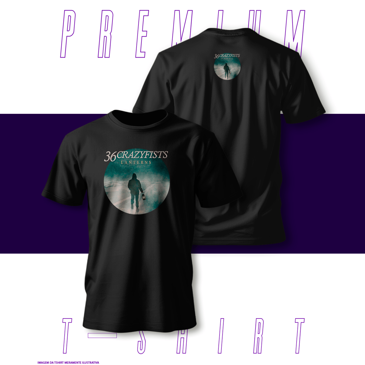 Nome do produto: Camiseta Premium - 36 Crazyfists