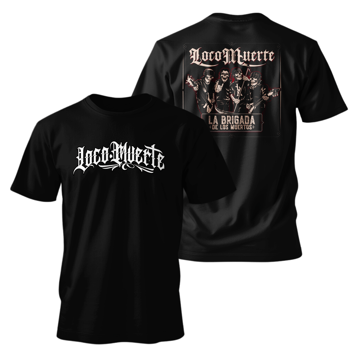 Nome do produto: Metal Band Unisex - Loco Muerte