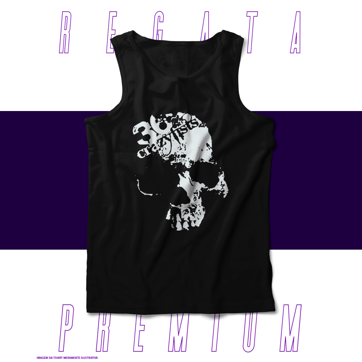 Nome do produto: Regata Premium - 36 Crazyfists