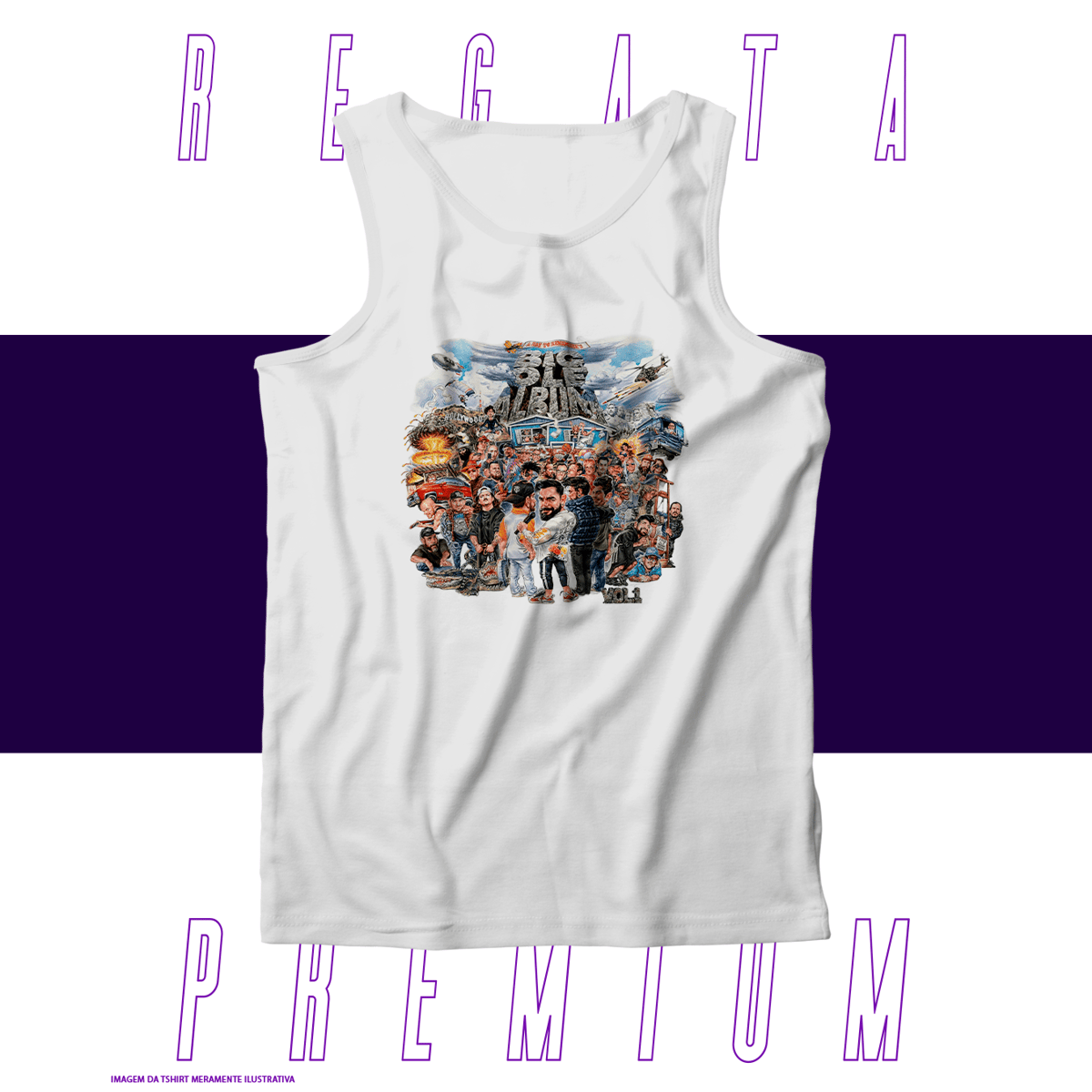 Nome do produto: Regata Premium - A Day to Remember