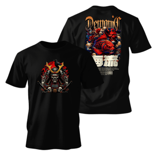 Nome do produto Street Wear - Classsic Oriental Samurai T-Shirt