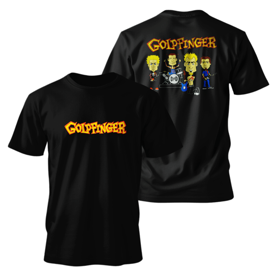 Metal Band Unisex -  Gold Finger