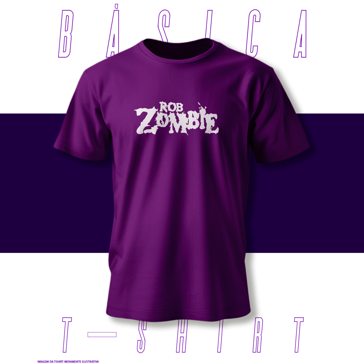 Nome do produto: Camiseta Básica - Rob Zombie