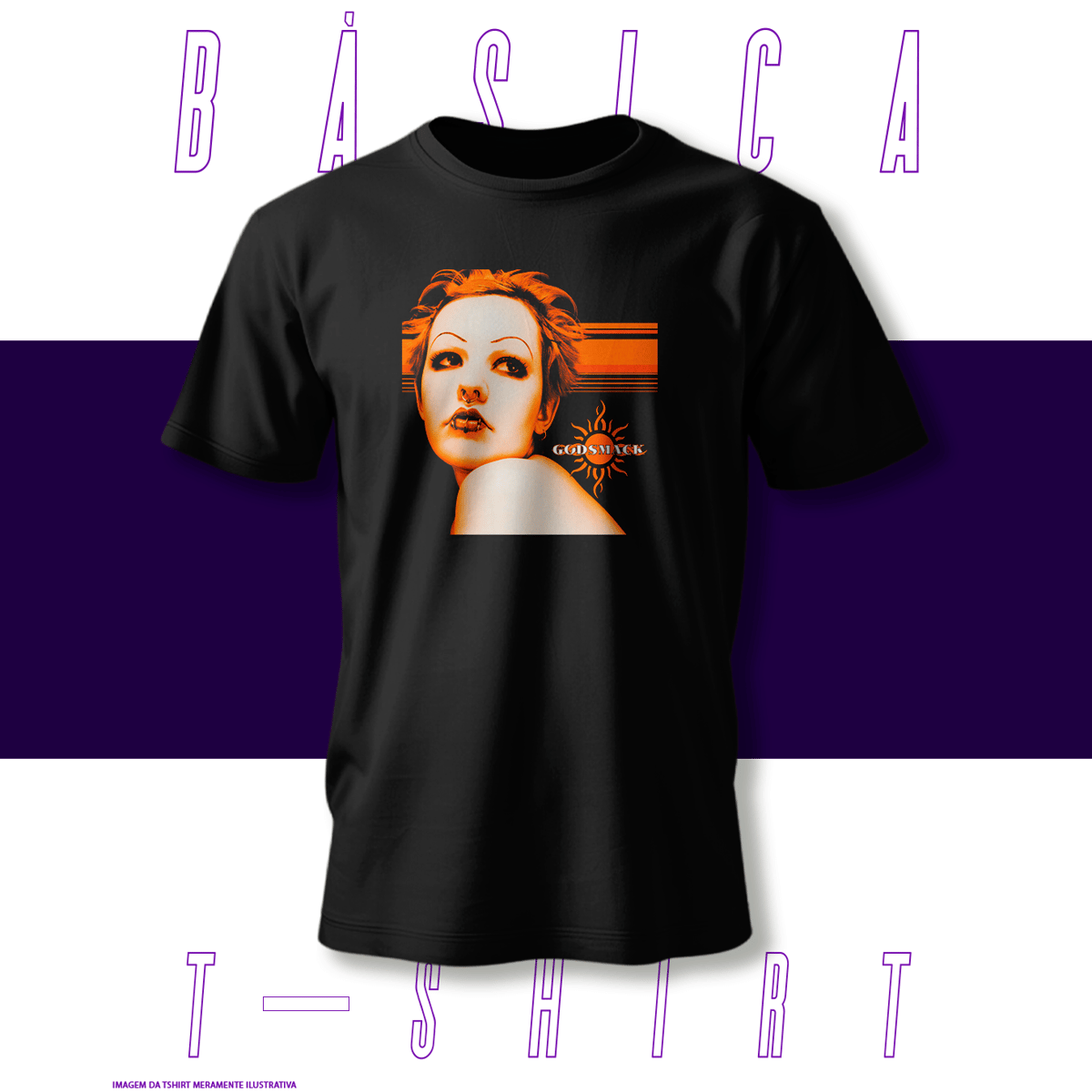 Nome do produto: Camiseta Básica - Godsmack