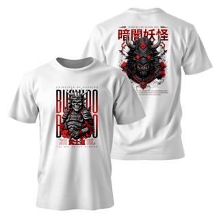 Nome do produto Street Wear - Classsic Oriental Samurai T-Shirt