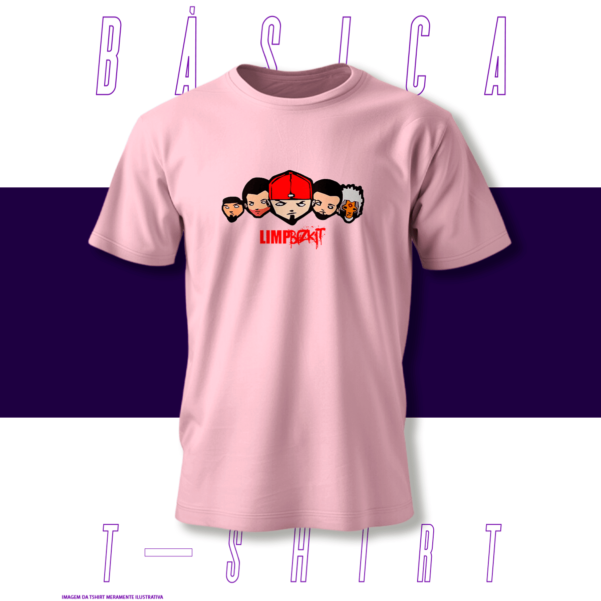 Nome do produto: Camiseta Básica - Limpbizkit