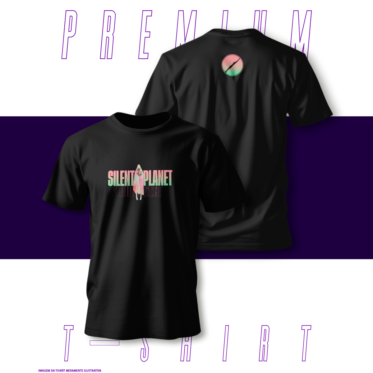 Nome do produto: Camiseta Premium - Silent Planet