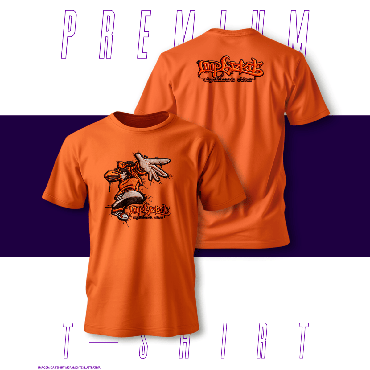 Nome do produto: Camiseta Premium - Limpbizkit