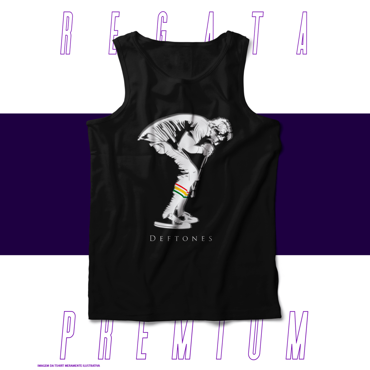 Nome do produto: Regata Premium - Deftones