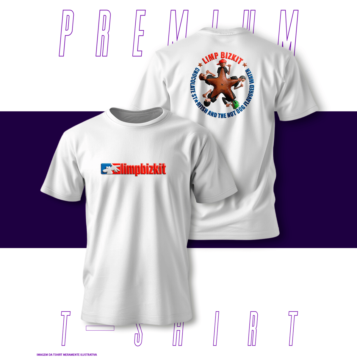 Nome do produto: Camiseta Premium - Limpbizkit