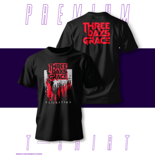 Nome do produto Camiseta Premium - Three Days Grace
