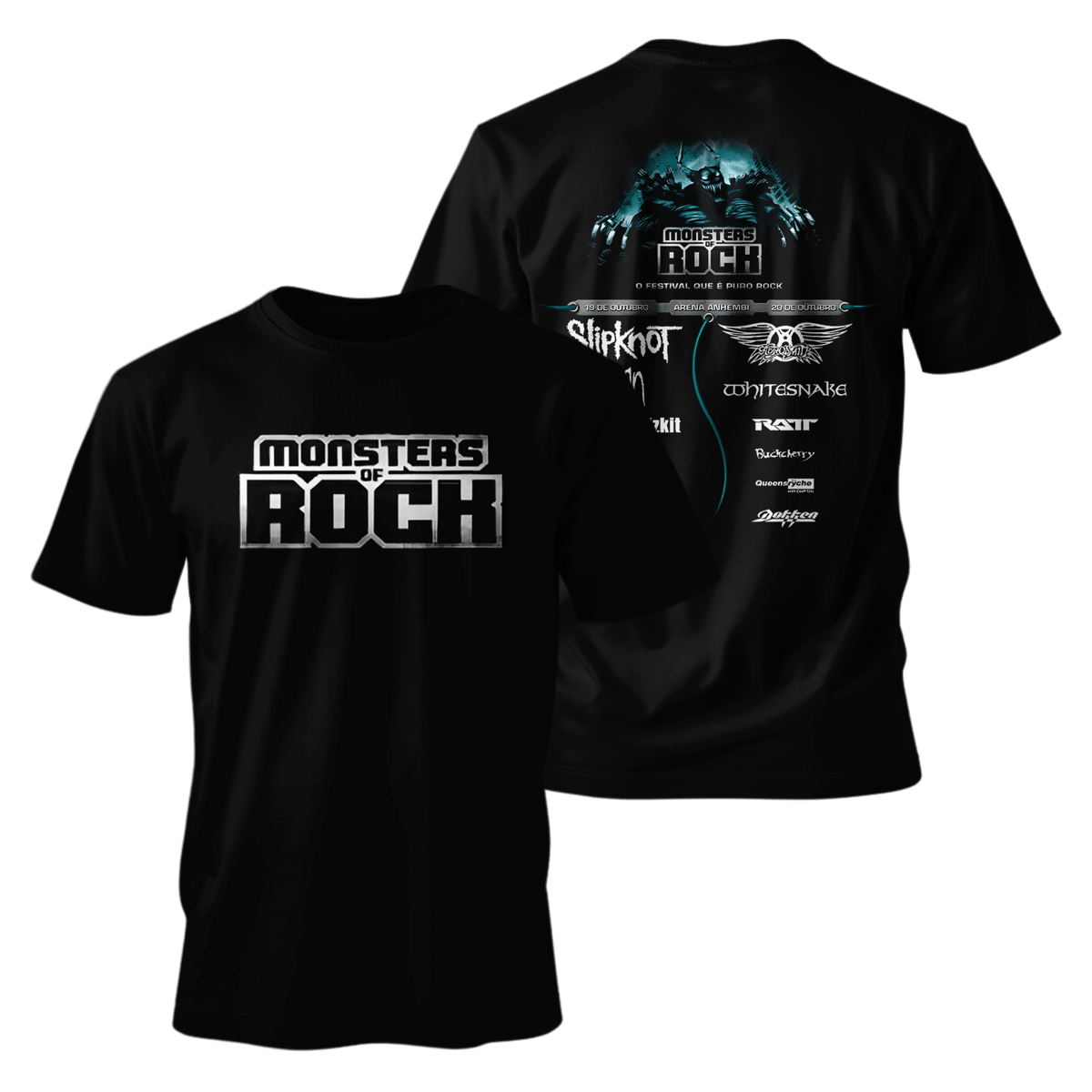 Nome do produto: Metal Band Unisex - Monster of Rock