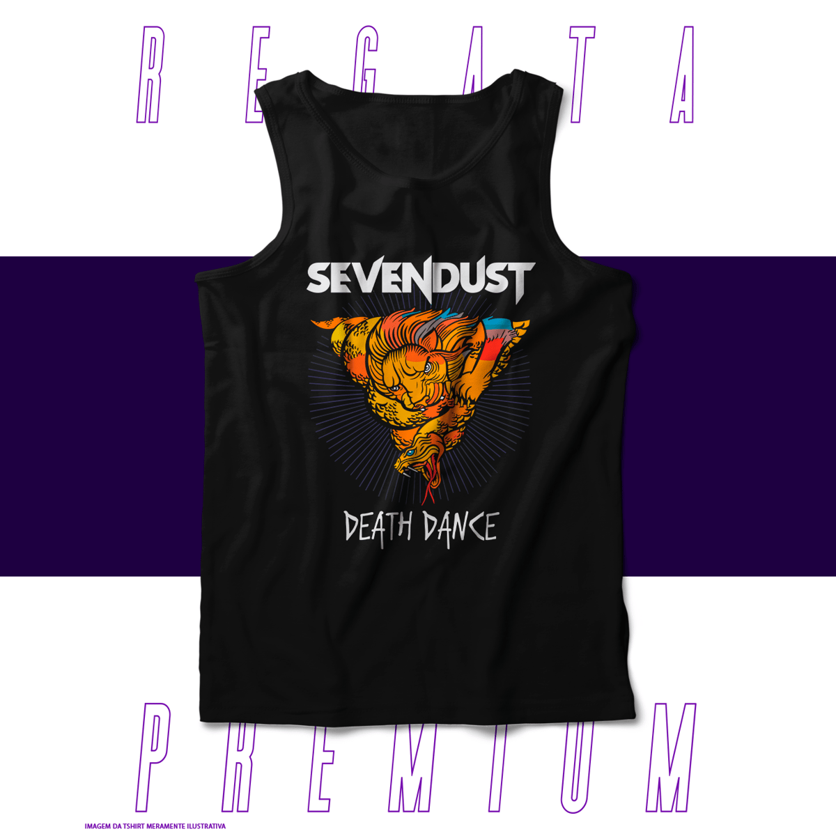 Nome do produto: Regata Premium - Sevendust