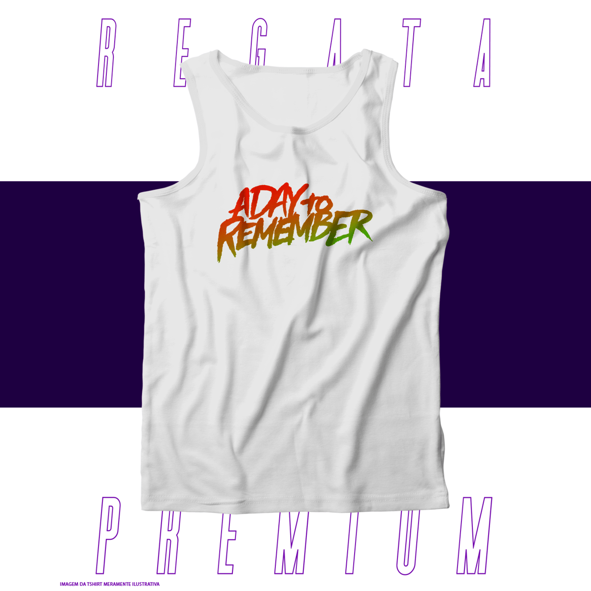 Nome do produto: Regata Premium - A Day to Remember