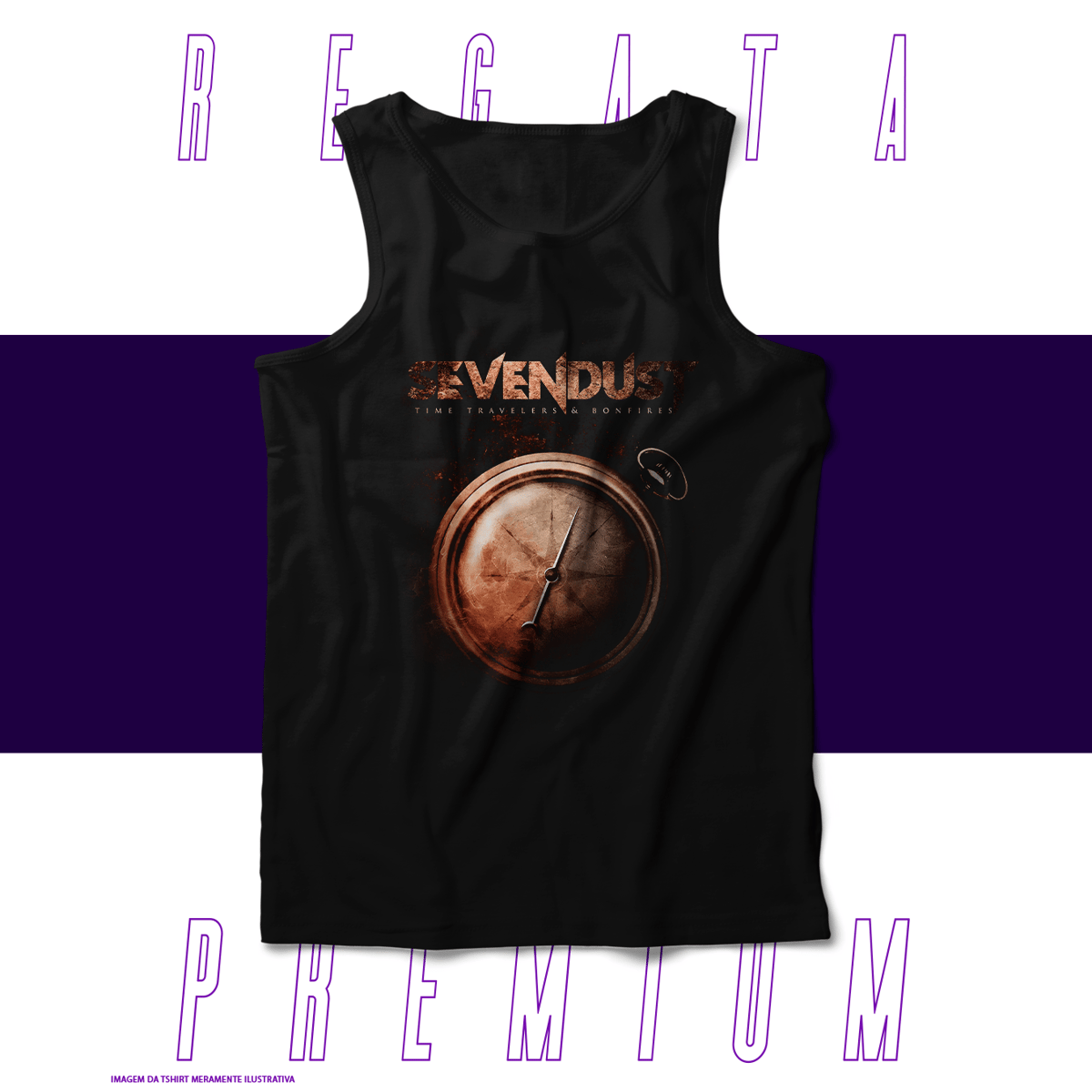 Nome do produto: Regata Premium - Sevendust