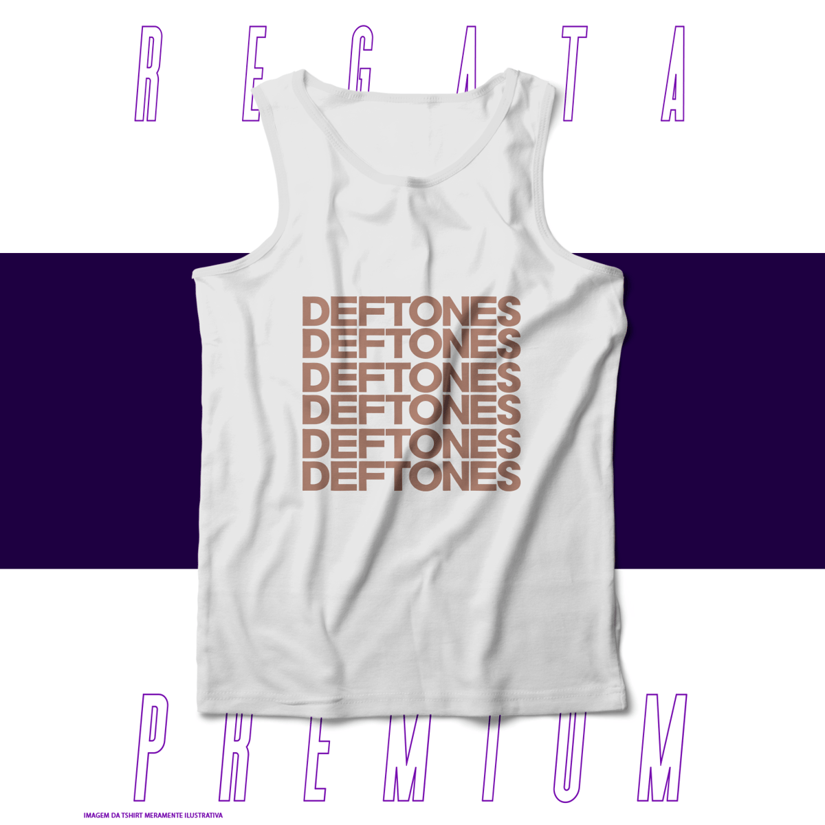 Nome do produto: Regata Premium - Deftones