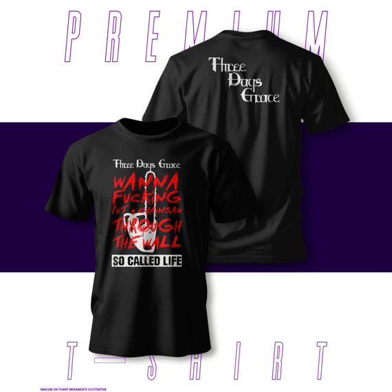 Camiseta Premium - Three Days Grace