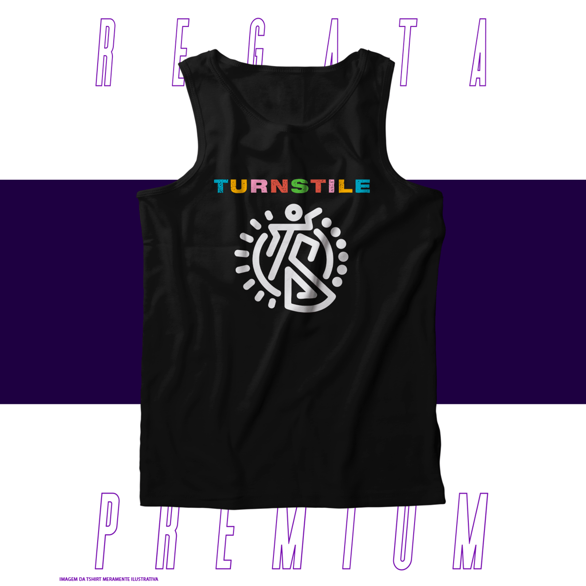 Nome do produto: Regata Premium - Turnstile