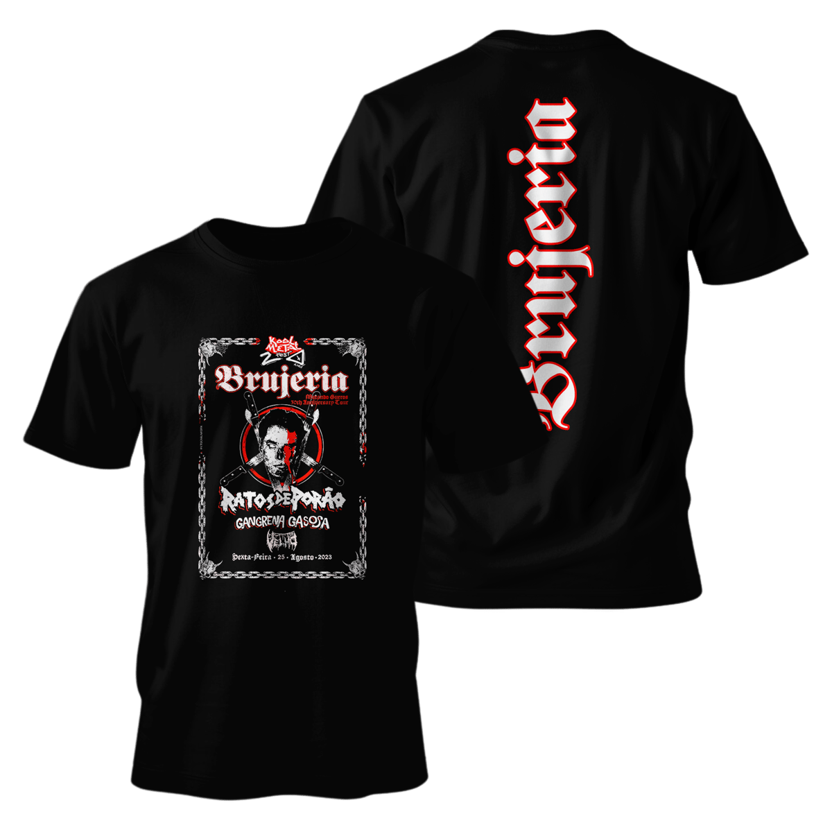 Nome do produto: Metal Band Unisex - Brujeria