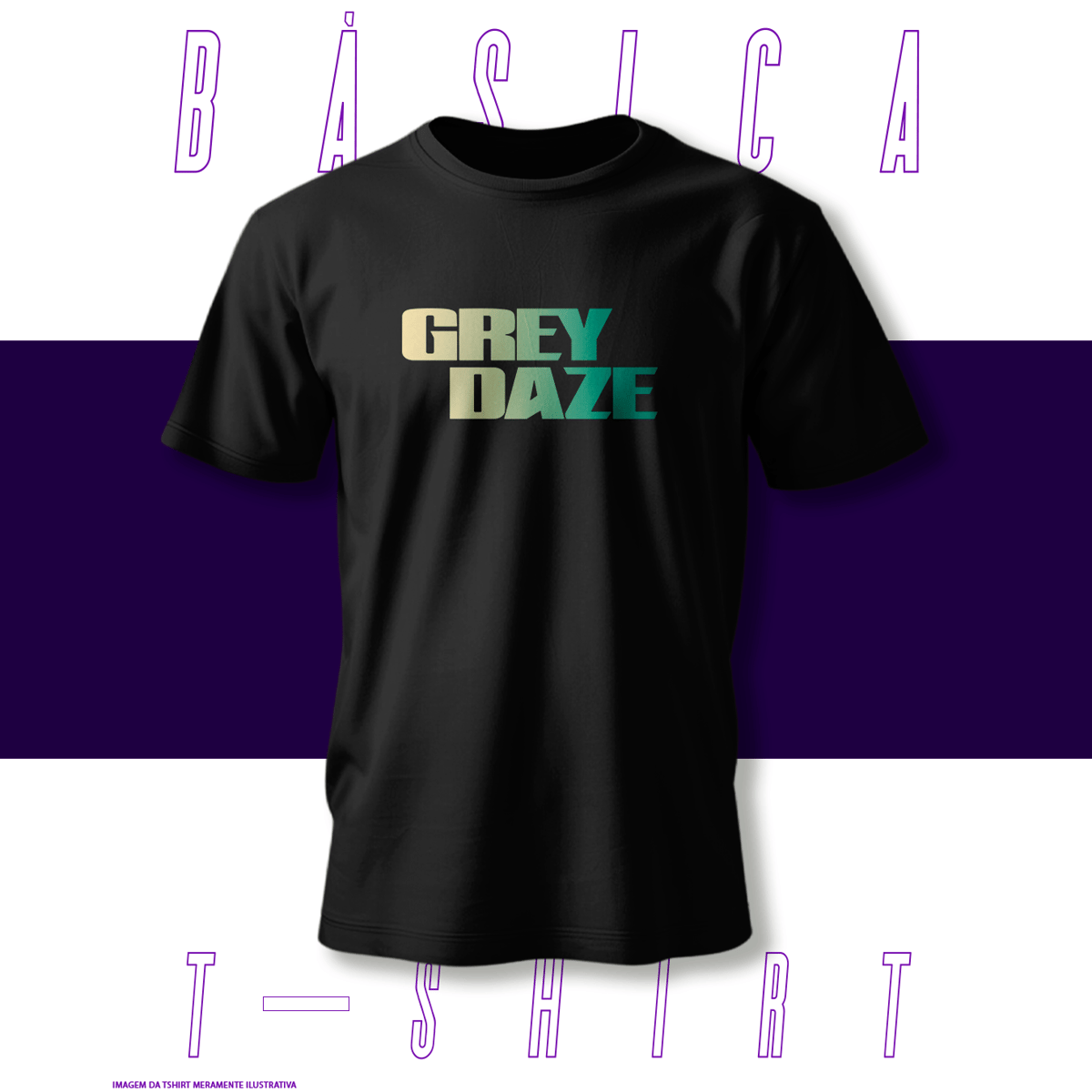 Nome do produto: Camiseta Básica - Grey Daze