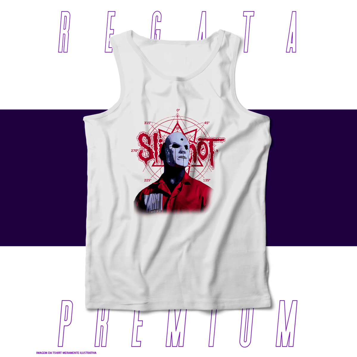 Nome do produto: Regata Premium - Eloy Casa Grande - Slipknot