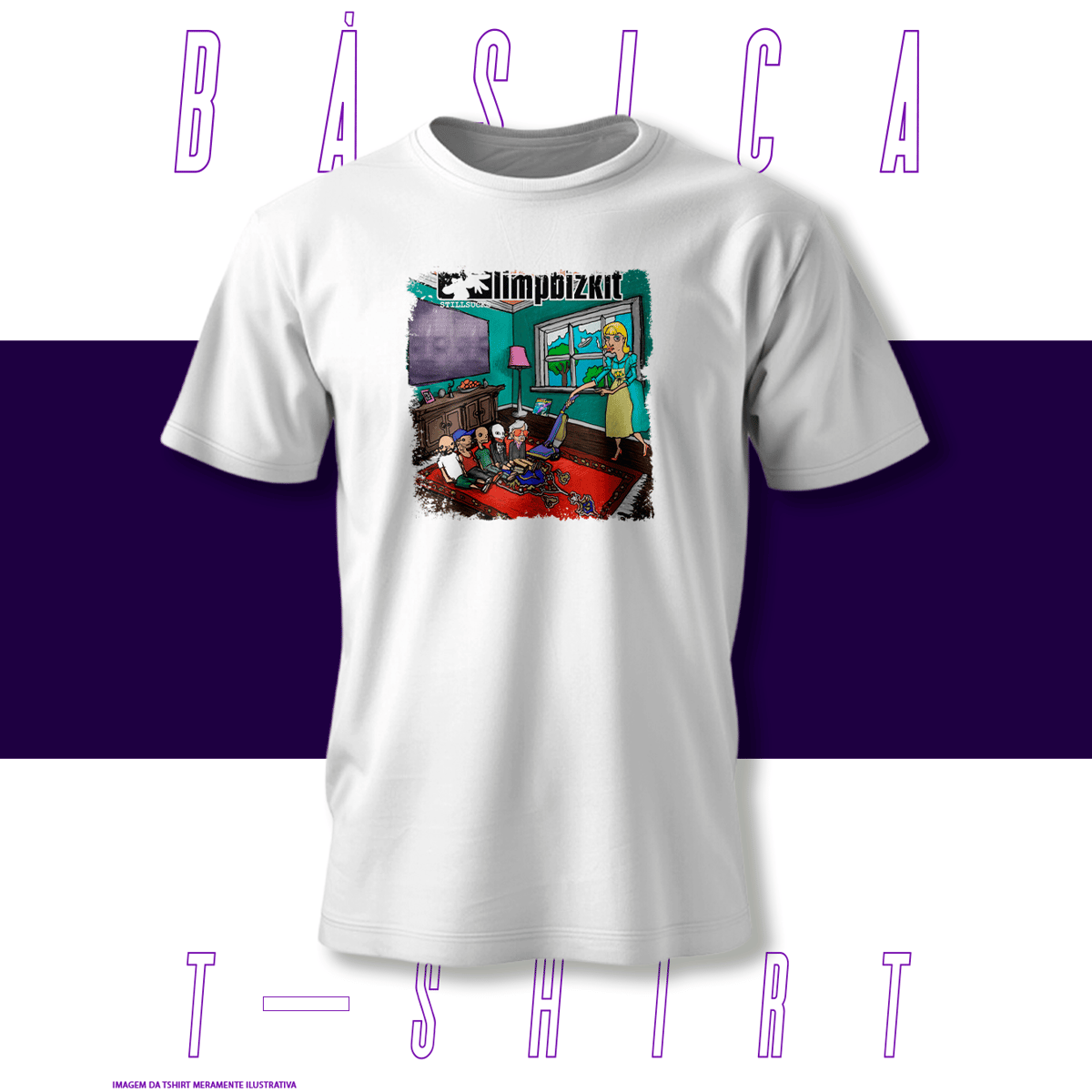 Nome do produto: Camiseta Básica - Limpbizkit