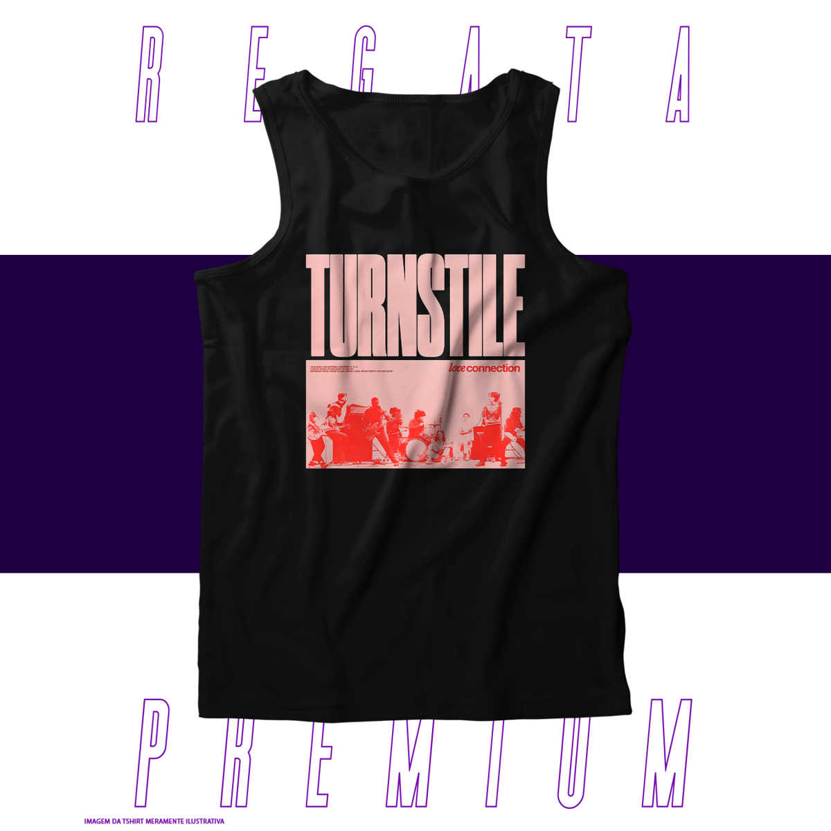 Nome do produto: Regata Premium - Turnstile