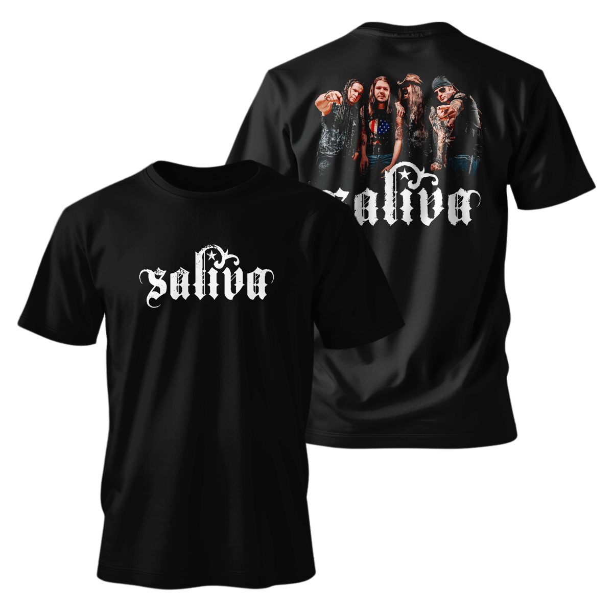 Nome do produto: Metal Band Unisex - Saliva