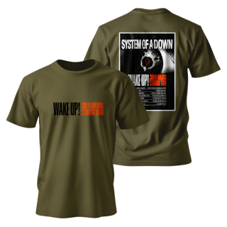 Nome do produto Metal Band Unisex - System of a Down - WAKE UP! SOUTH AMERICA STADIUM TOUR