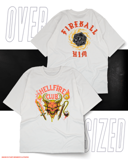 Nome do produto Oversized Unissex - Hell Fire Club 