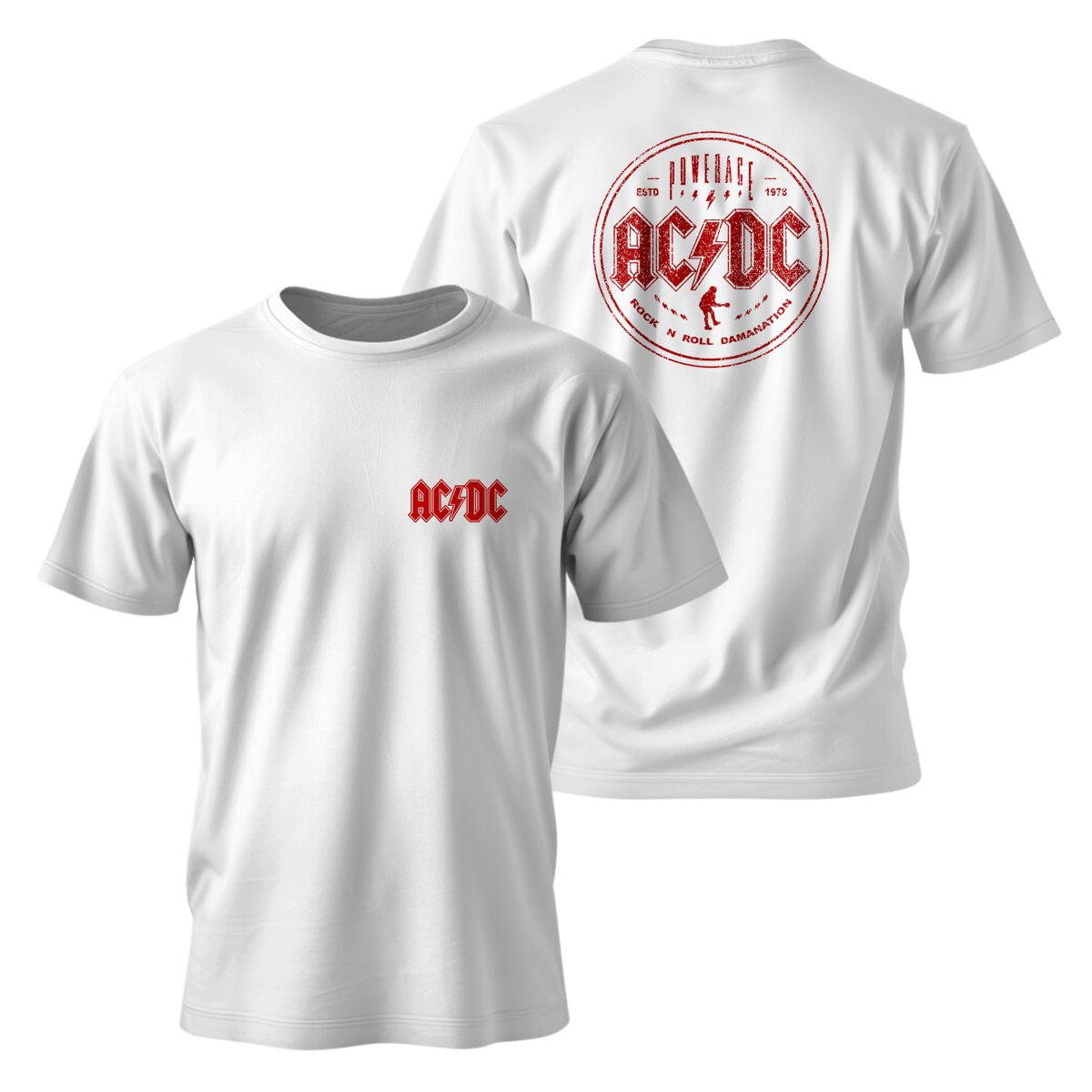 Nome do produto: Metal Band Unisex - AC DC