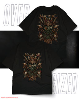 Oversized Unissex - Machine Head
