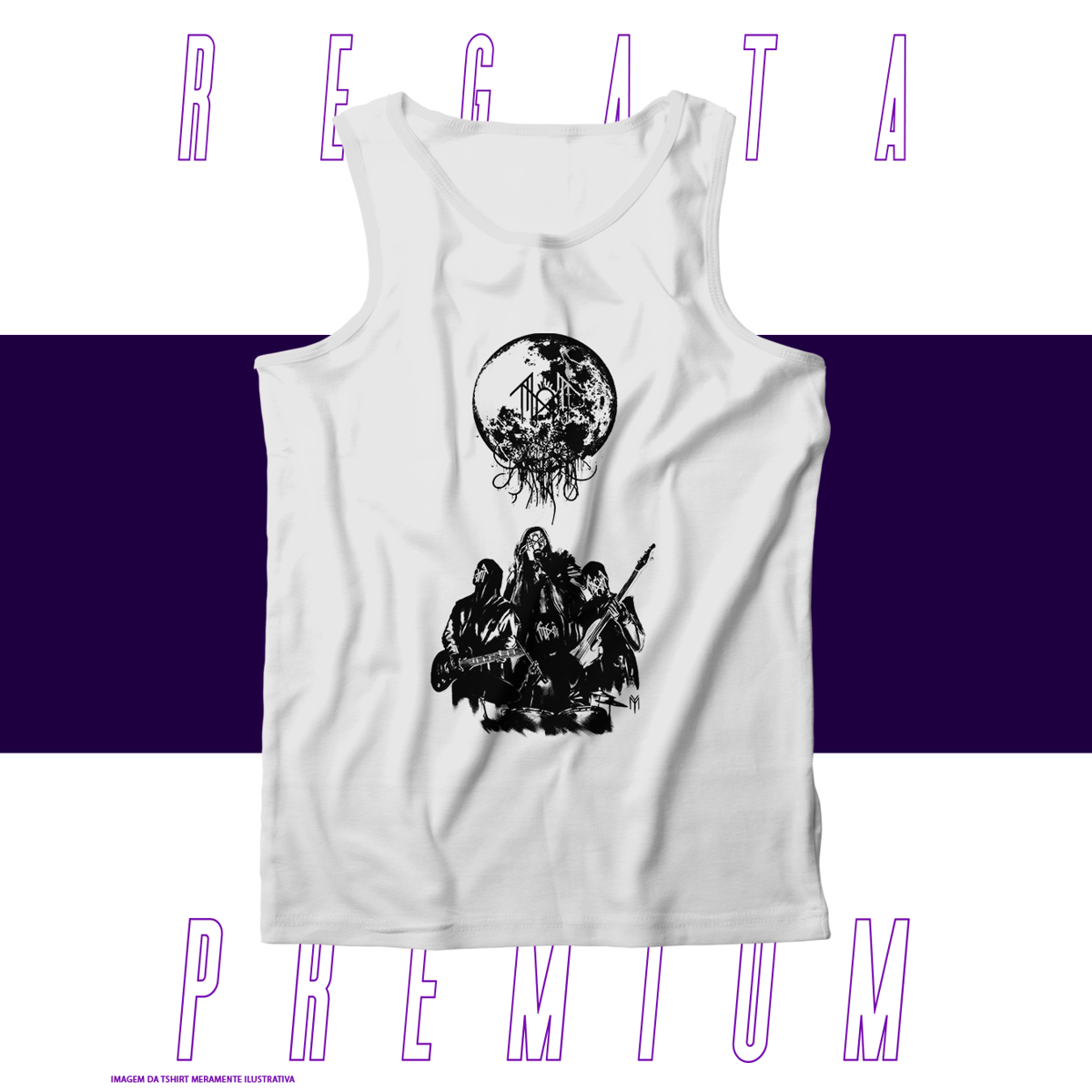 Nome do produto: Regata Premium - Sleep Token