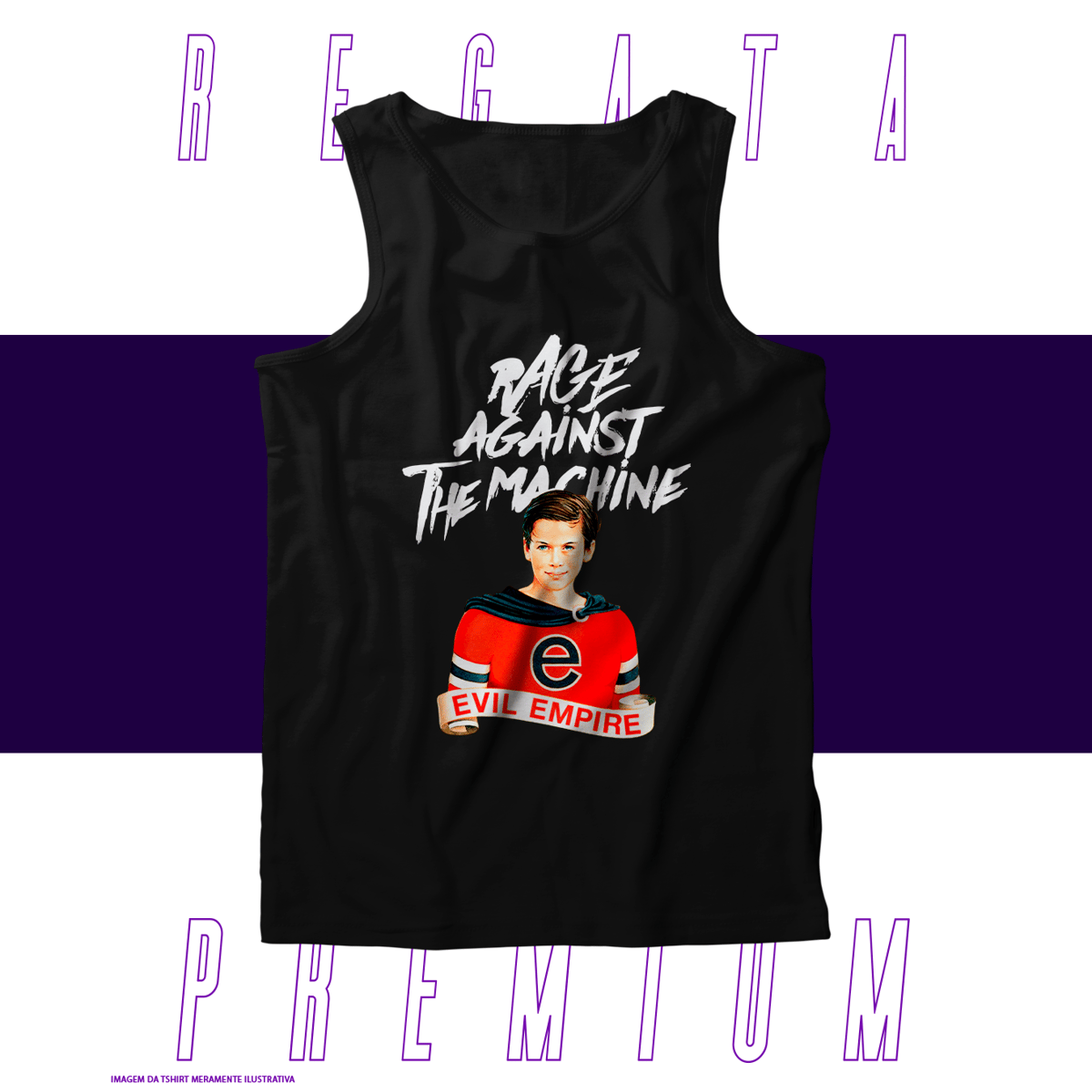 Nome do produto: Regata Premium - Rage Against the Machine