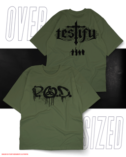 Nome do produto Metal Band Oversized - POD - Payable On Death