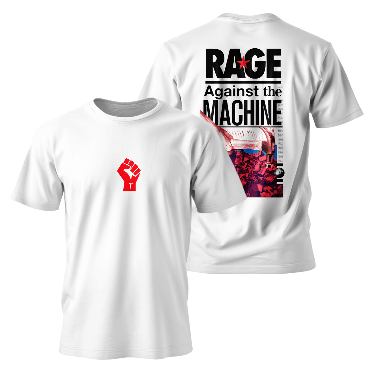 Nome do produto: Metal Band Unisex - Rage Against The Machine