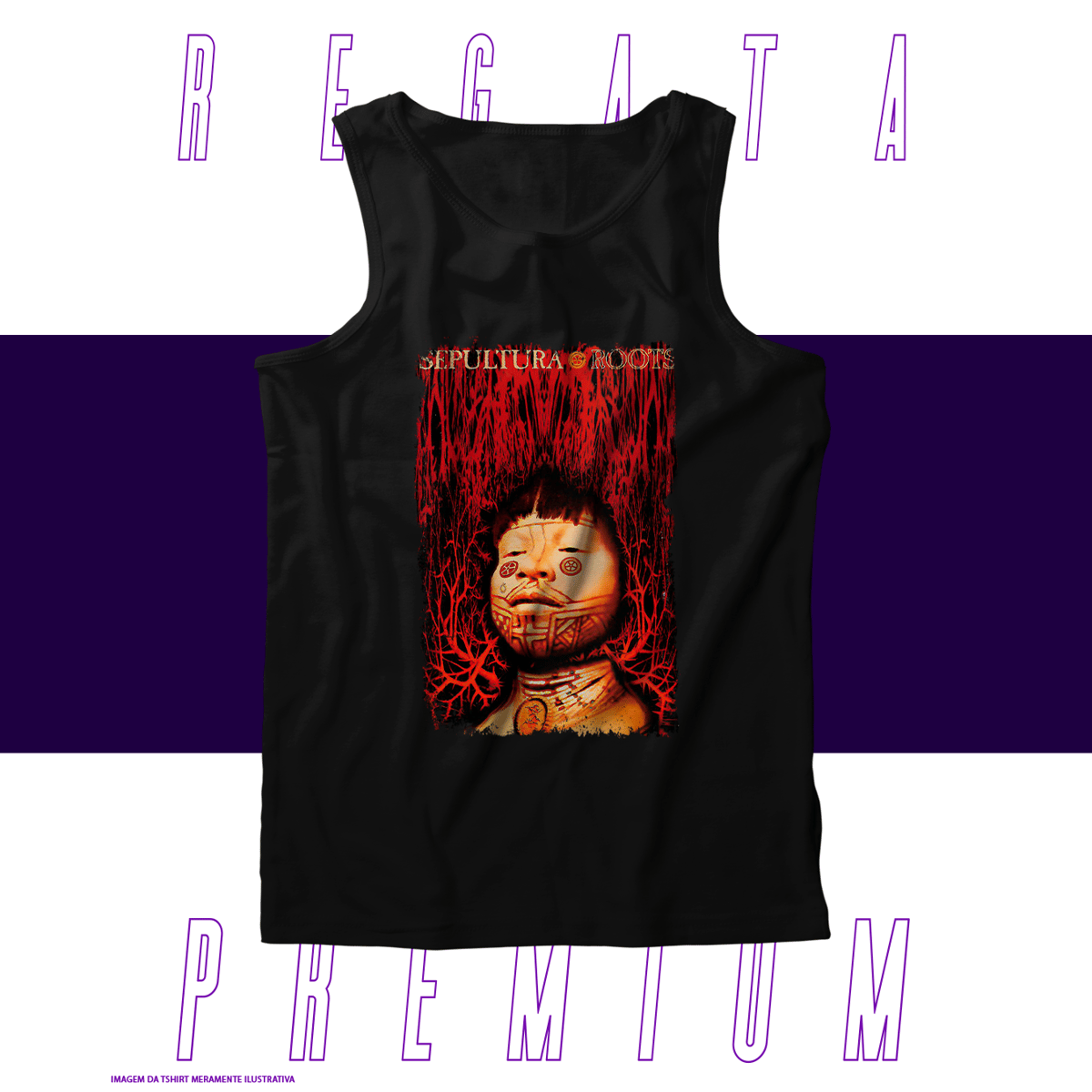 Nome do produto: Regata Premium - Sepultura