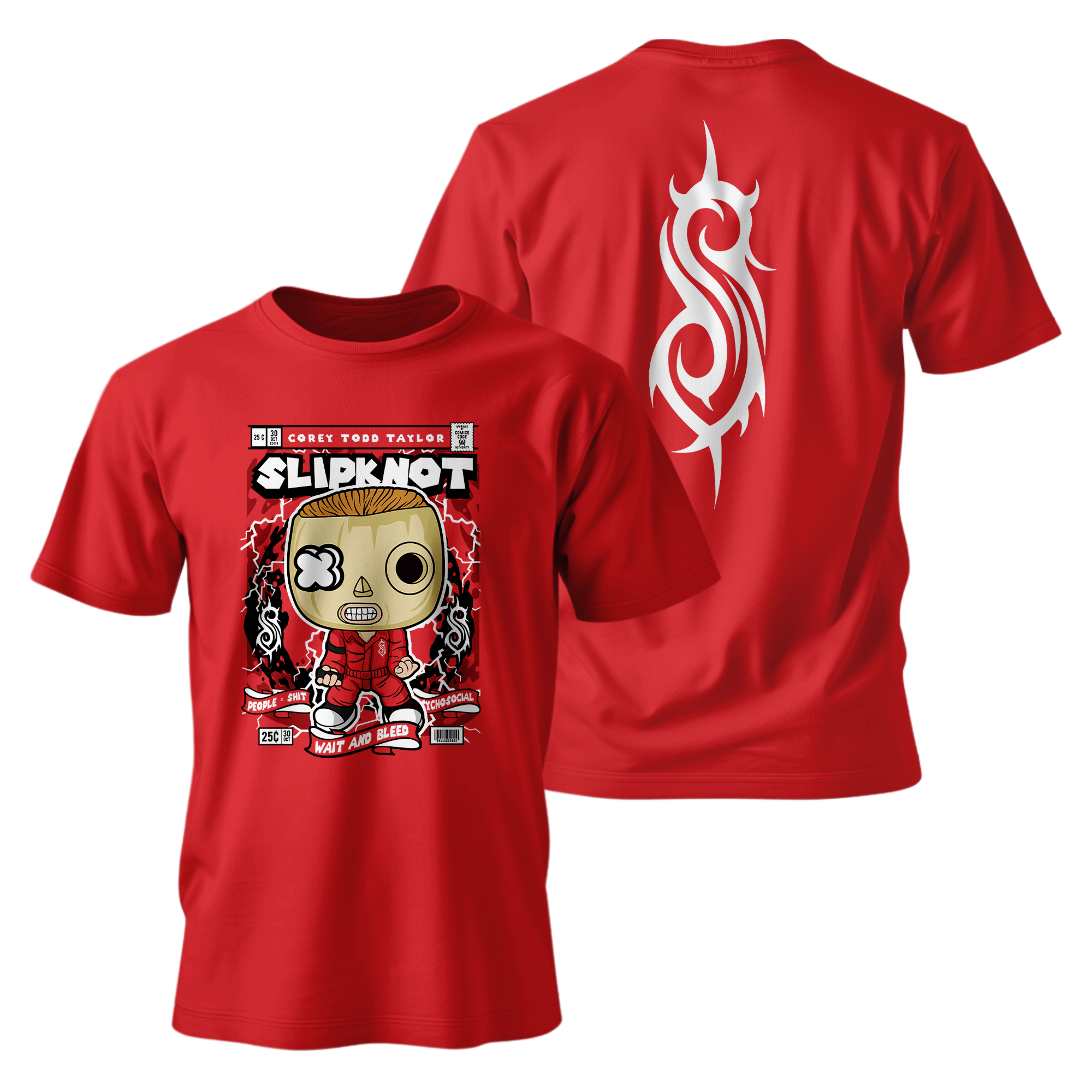COREY TAYLOR XL Tシャツ　slipknot バンT レア　海外 T-Shirt Prime Camiseta Premium - Corey Taylor - Slipknot em Rocket