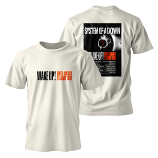 Metal Band Unisex - System of a Down - WAKE UP! SOUTH AMERICA STADIUM TOUR