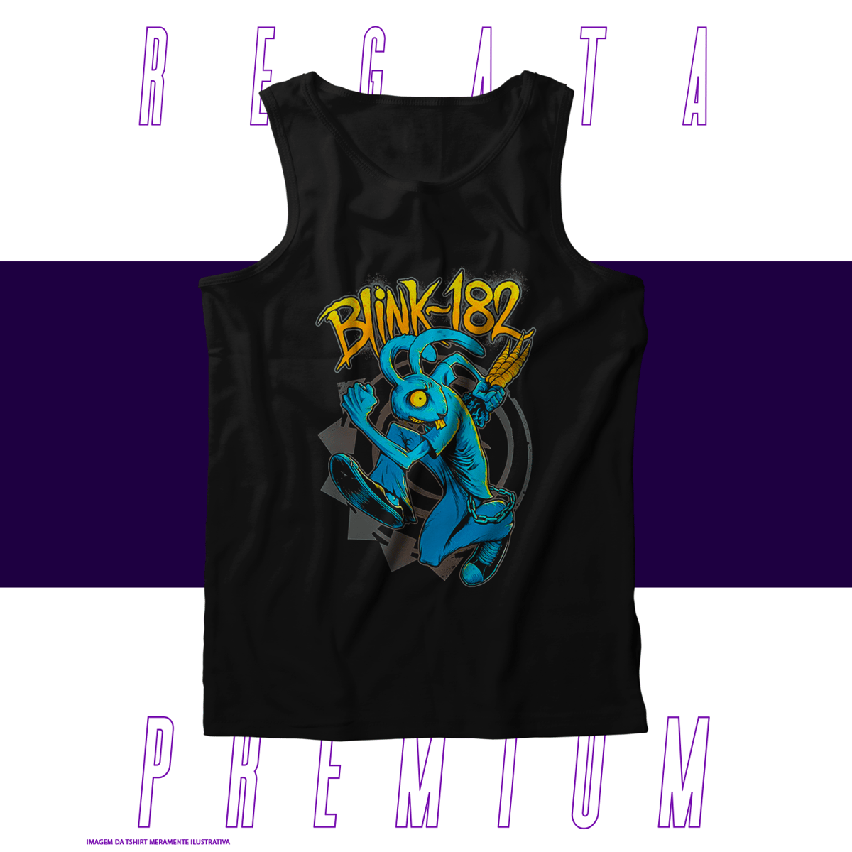 Nome do produto: Regata Premium - Blink 182