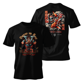 Nome do produto Street Wear - Classsic Oriental Samurai T-Shirt