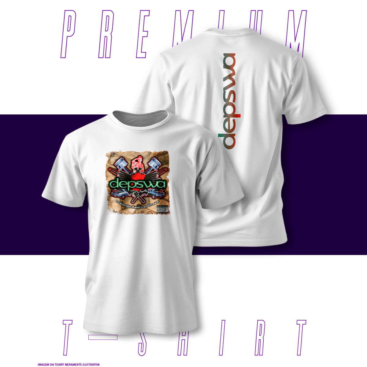 Nome do produto: Camiseta Premium - Depswa
