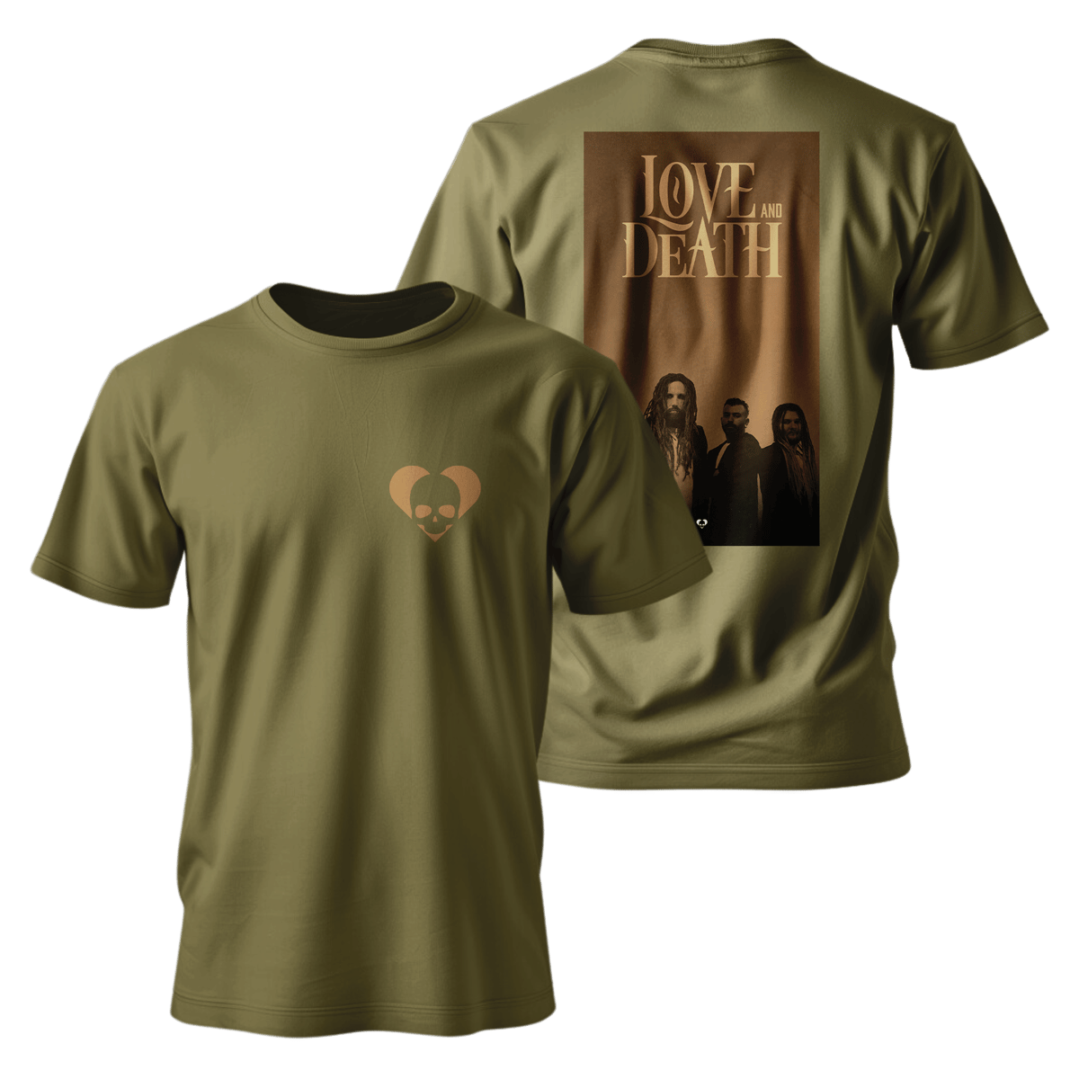 Nome do produto: Metal Band Unisex - Love and Death