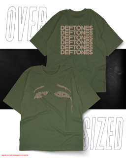 Nome do produto Oversized Unissex - Deftones