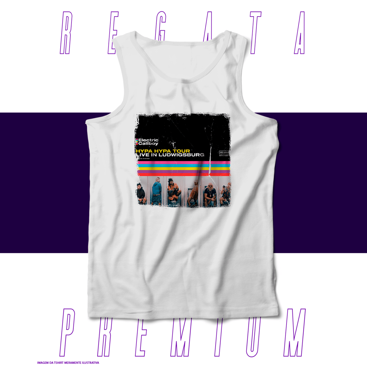 Nome do produto: Regata Premium - Electric Callboy