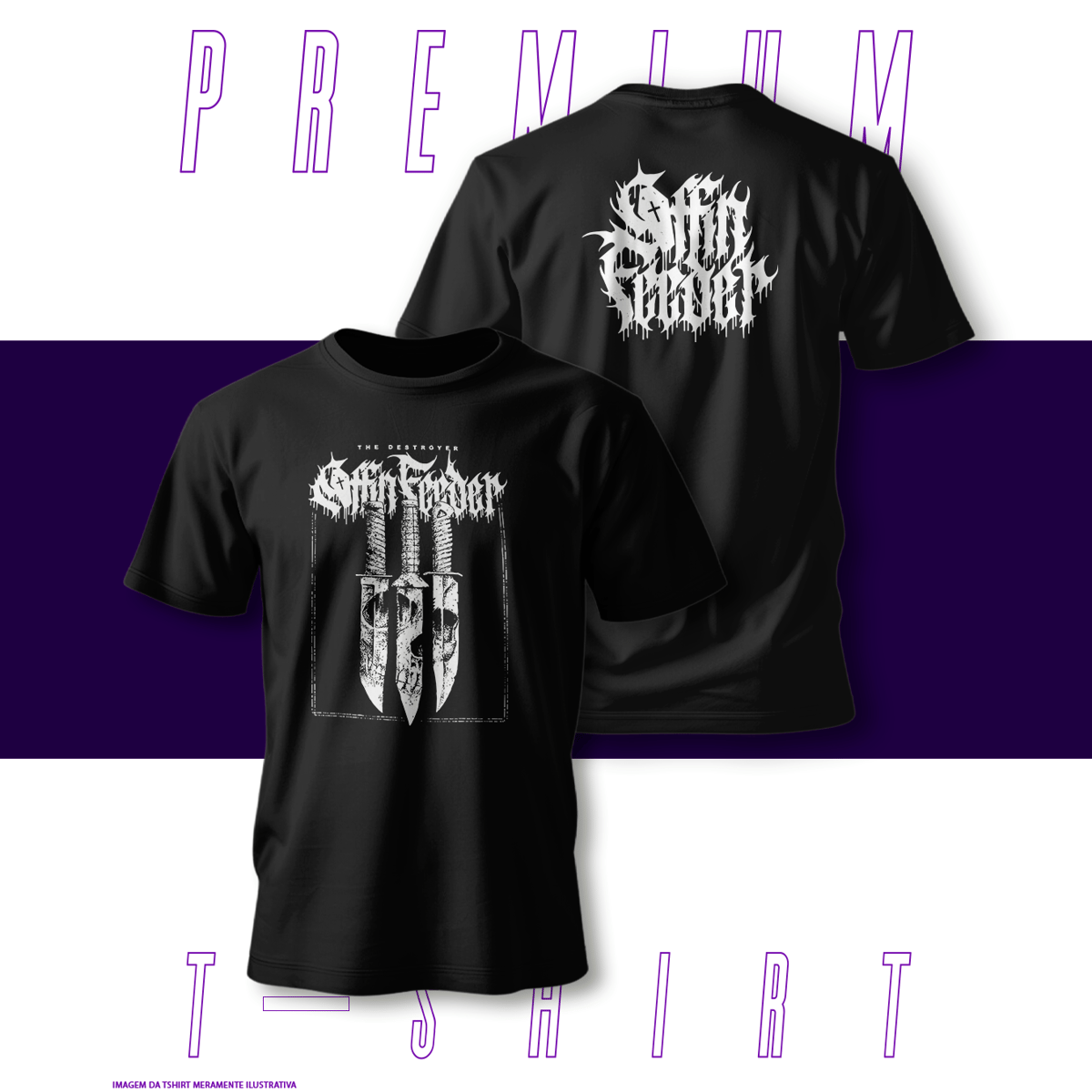 Nome do produto: Camiseta Premium - Coffin Feeder