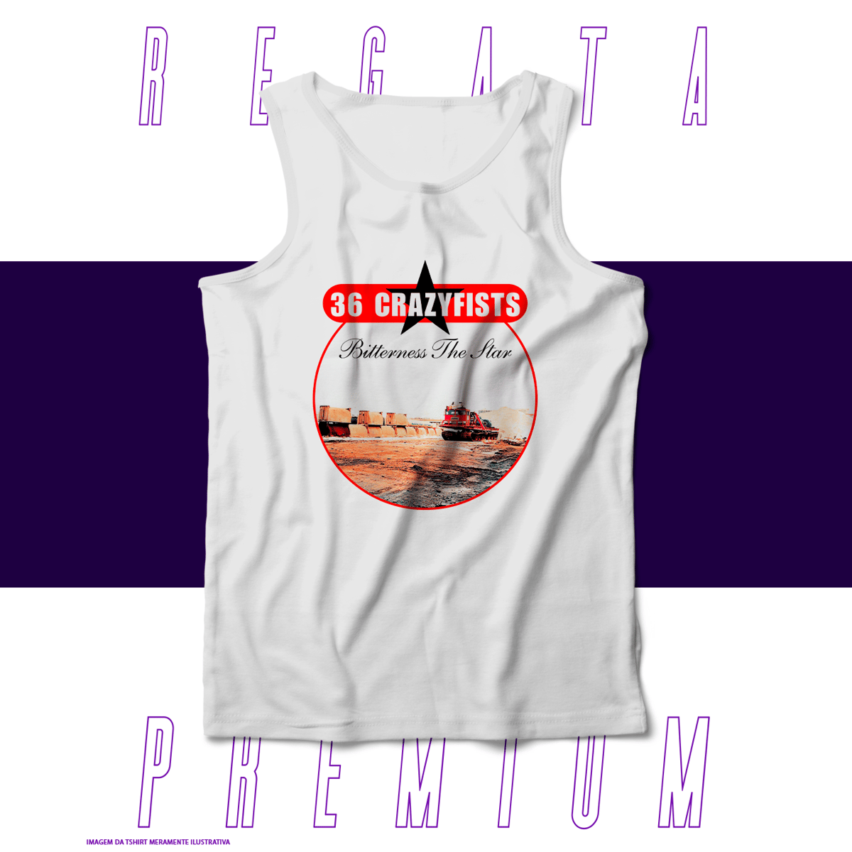 Nome do produto: Regata Premium - 36 Crazyfists