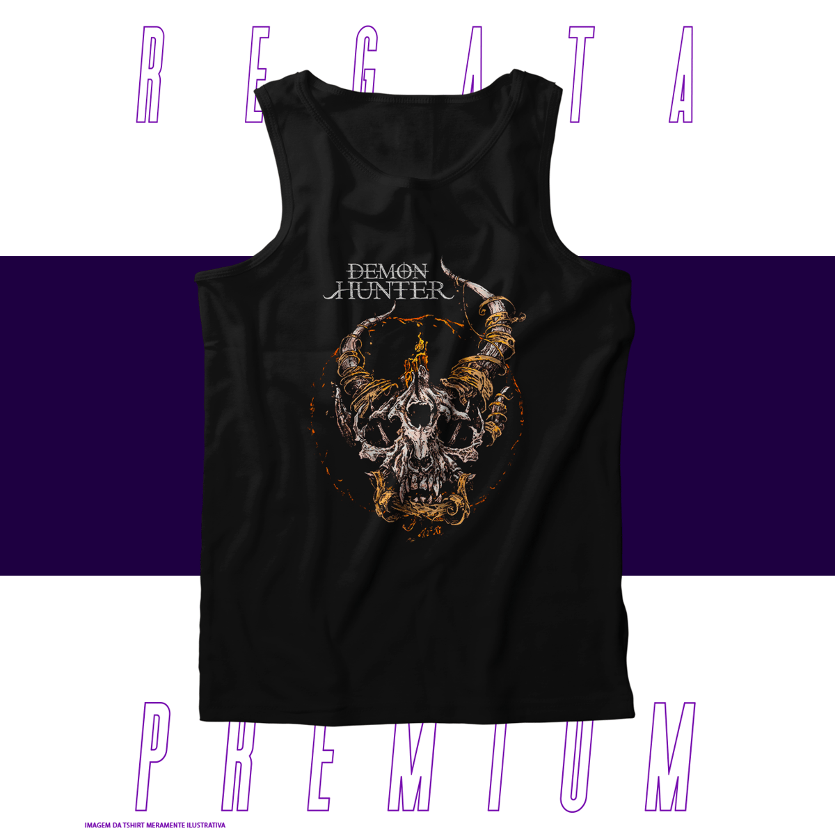 Nome do produto: Regata Premium - Demon Hunter