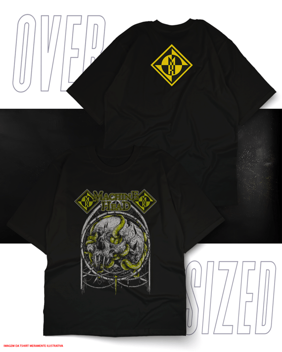 Oversized Unissex - Machine Head