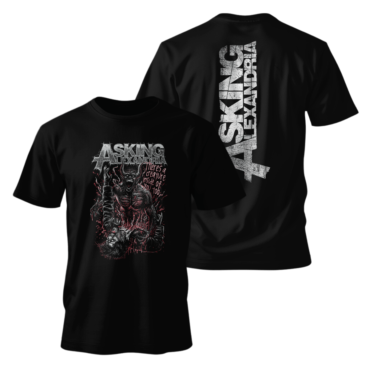 Nome do produto: Metal Band Unisex - Asking Alexandria 